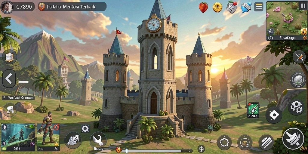 Tampilan gameplay C7890 yang menarik dan menawan.