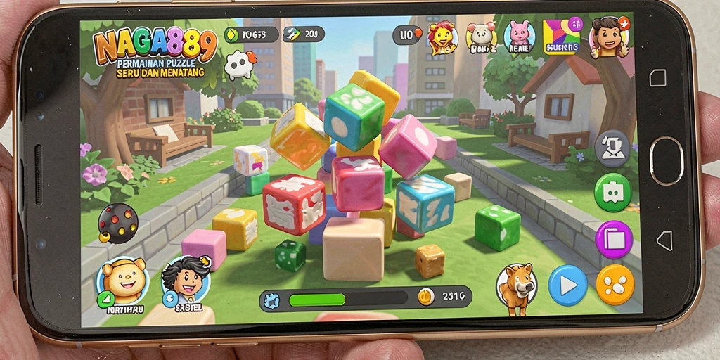 Tampilan gameplay menarik dari NAGA889 dengan beragam tantangan Puzzle.