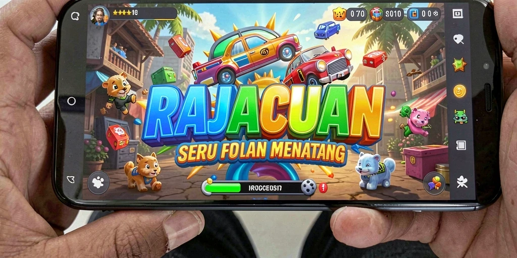 Tampilan gameplay seru RAJACUAN yang penuh tantangan.