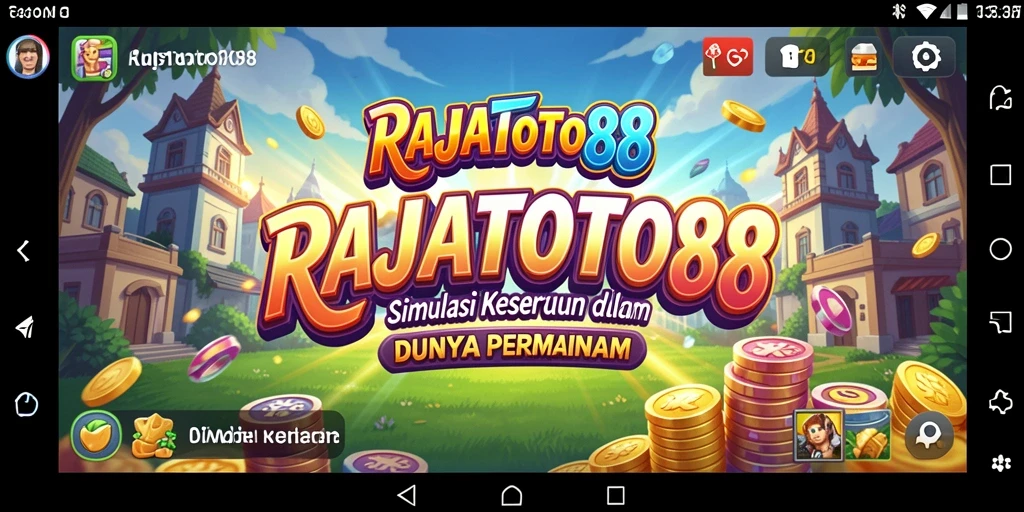 Screenshot RAJATOTO88 menampilkan gameplay seru dalam dunia simulasi.