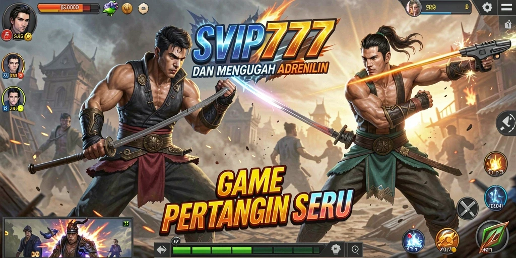 Tangkapan layar menampilkan pertarungan intens di SVIP777 dengan grafis memukau.
