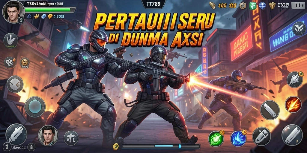 Screenshot gameplay seru di TT789 yang menunjukkan aksi pertarungan.