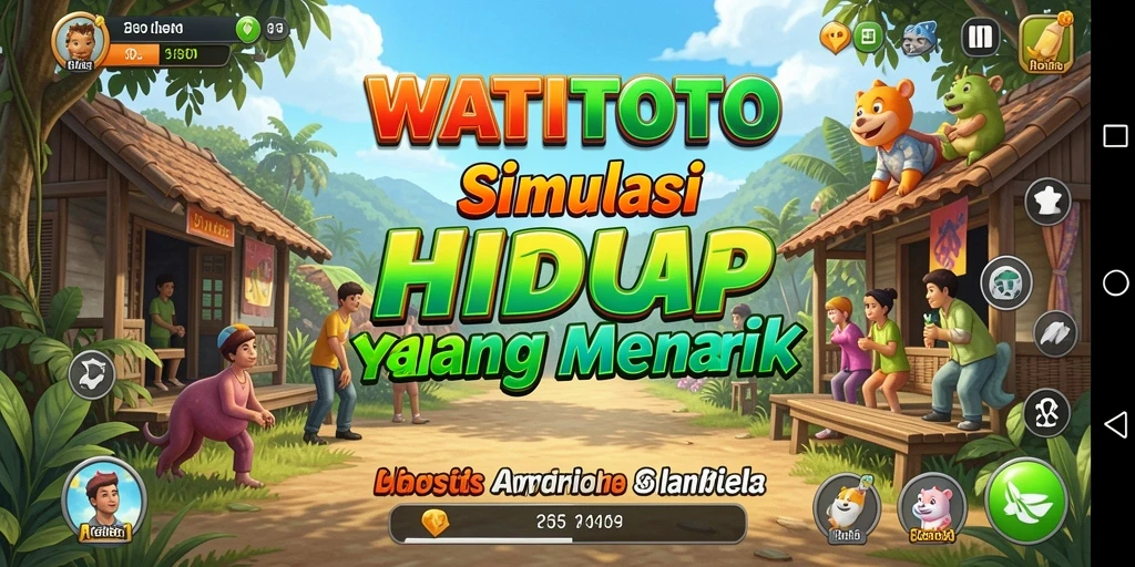 Tampilan gameplay WATITOTO yang menarik dan mendetail.